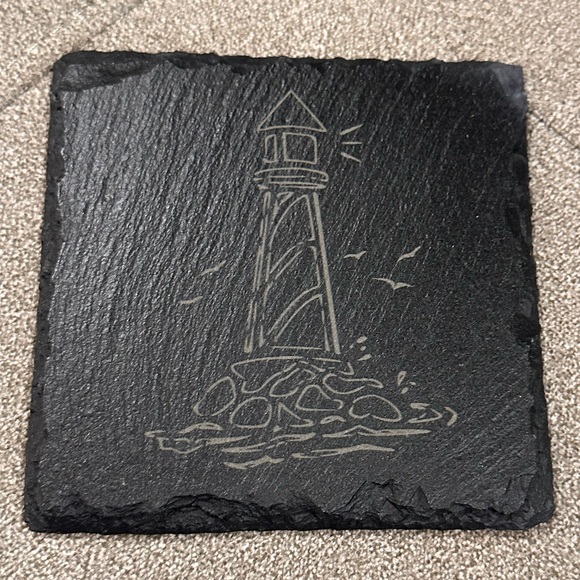 Slate Coaster Set - Picture 3 of 6